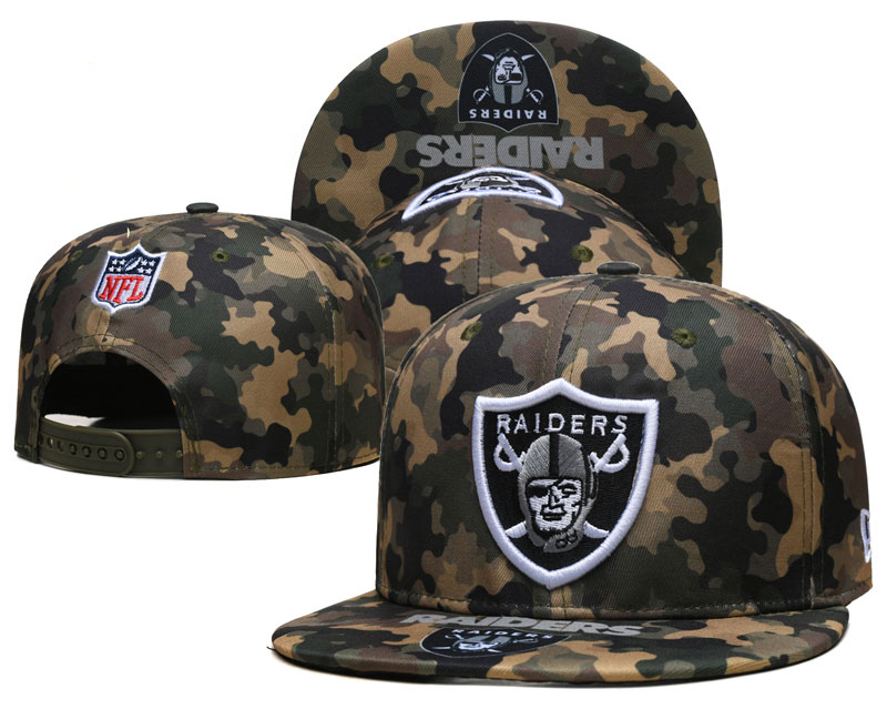 2025 NFL Oakland Raiders camo hat YS
